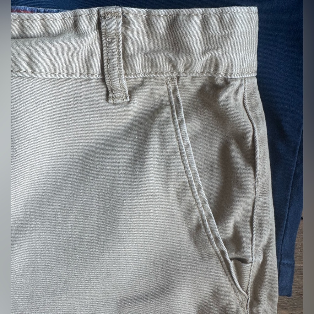 Wonder Nation Youth Shorts Bundle Khaki Blue Navy YXXL 18 school uniform summer - Picture 4 of 9